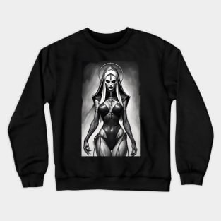 Evil Nun Swimsuit Crewneck Sweatshirt